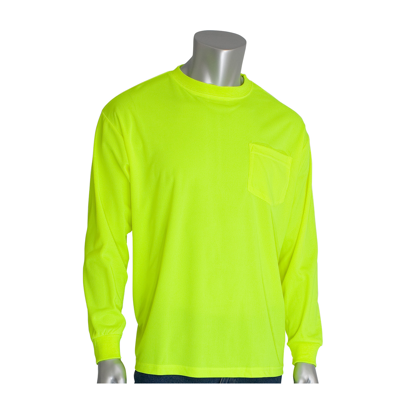 PIP Lime Non-ANSI Long Sleeve T-Shirt - Clothing